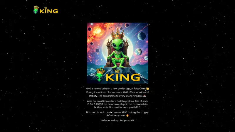 KING Dashboard as it looked on 2026-10-19