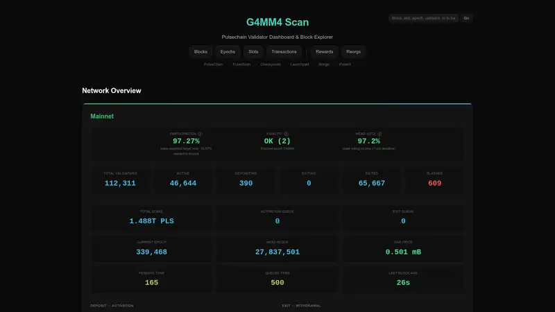 G4MM4 Scan as it looked on 2026-10-19