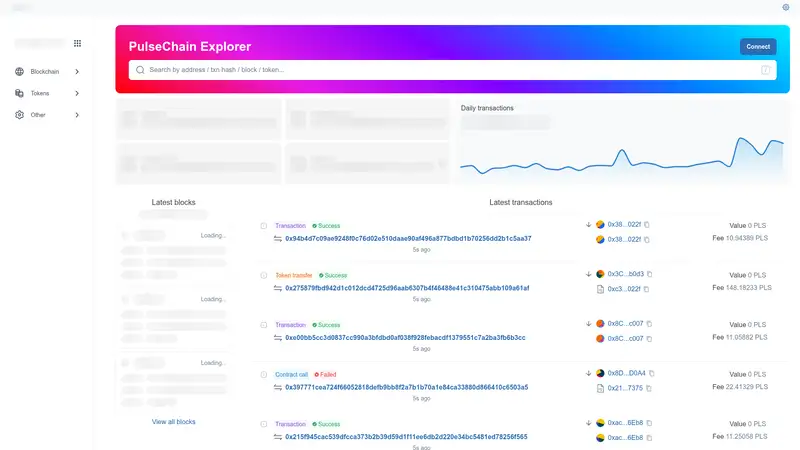 Official Explorer (IPFS) as it looked on 2026-10-19