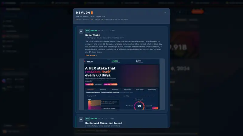 HEX Stake Strategist as it looked on 2026-10-19